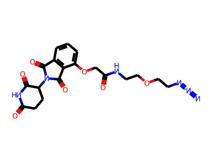 Thalidomide-O-acetamido-PEG1-C2-azide 