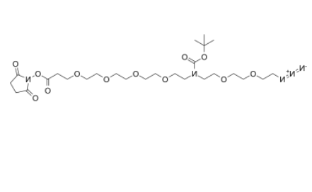 N-(Azido-PEG2)-N-Boc-PEG4-NHS ester N-(Azido-PEG2)-N-Boc-PEG4-NHS ester