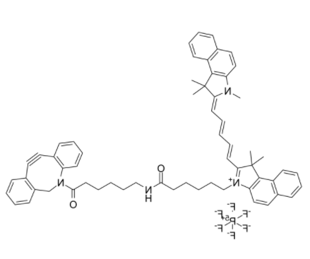 Dibenzocyclooctyne-Cy5.5 Dibenzocyclooctyne-Cy5.5
