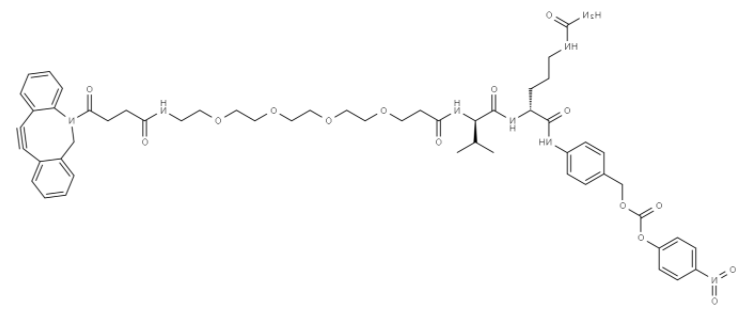 DBCO-PEG4-Val-Cit-PAB-PNP 