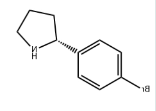 (S)-2-(4-溴苯基)吡咯烷