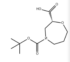 (S)-4-(叔丁氧基羰基)-1,4-氧氮杂环庚烷-2-羧酸