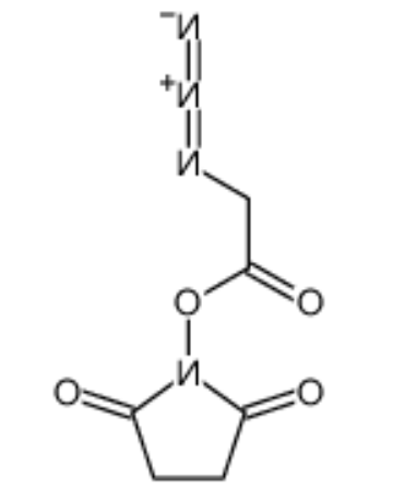 叠氮乙酸 NHS 酯	 