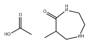 6-甲基-1,4-二氮杂环庚烷-5-酮乙酸盐