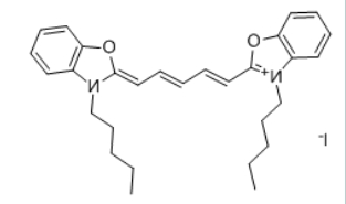 3,3'-二-n-戊基恶唑二羰花青碘化物 3,3'-二-n-戊基恶唑二羰花青碘化物
