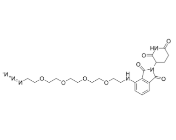 Pomalidomide-PEG4-azide 