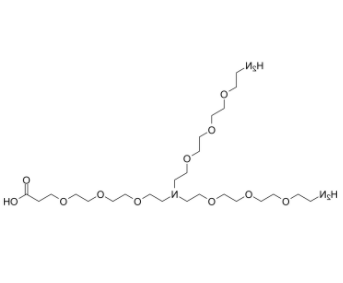 N-(acid-PEG3)-N-bis(PEG3-amine) 