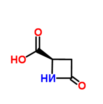 (S)-(-)-4-氧代-2-吖丁啶羧酸	 