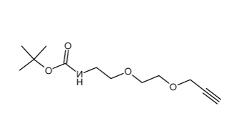 Propargyl-PEG2-NHBoc 