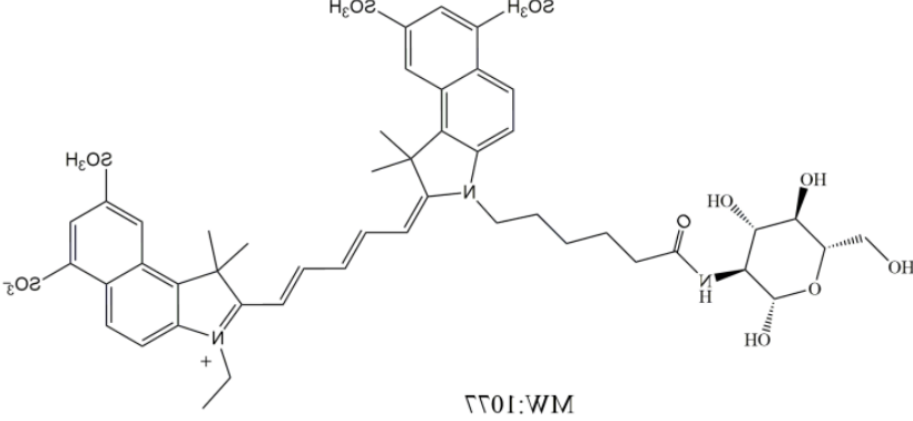 水溶Cy5.5-Glucose，Sulfo Cy5.5-葡萄糖