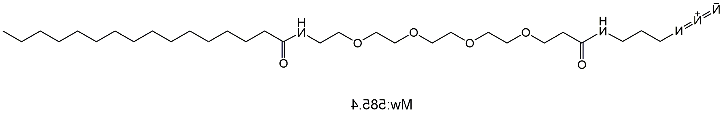 C16-PEG4-N3，棕榈酸-聚乙二醇4-叠氮