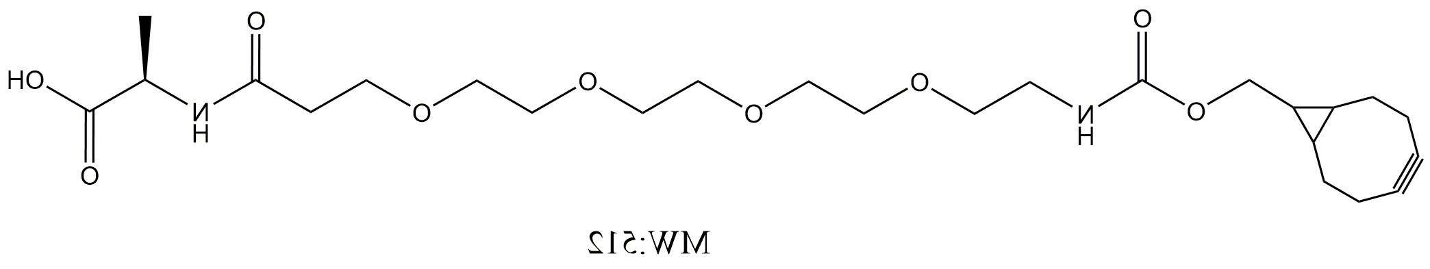 endo-BCN-PEG-Ala，双环[6,1,0]壬炔-聚乙二醇4-丙氨酸