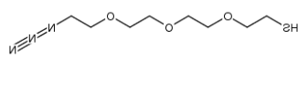 HS-PEG₃-CH₂CH₂N₃，巯基-三聚乙二醇-乙烷基叠氮