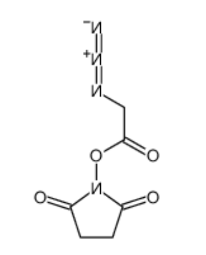 叠氮乙酸 NHS 酯	 