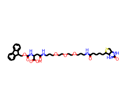 Fmoc-Asp(biotinyl-PEG)-OH  