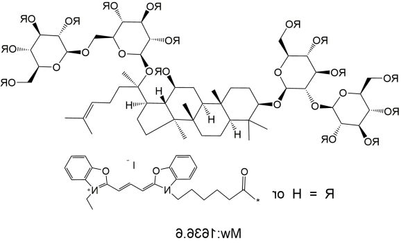 Cy2-Ginsenoside Rb1，荧光标记人参皂苷Rb1