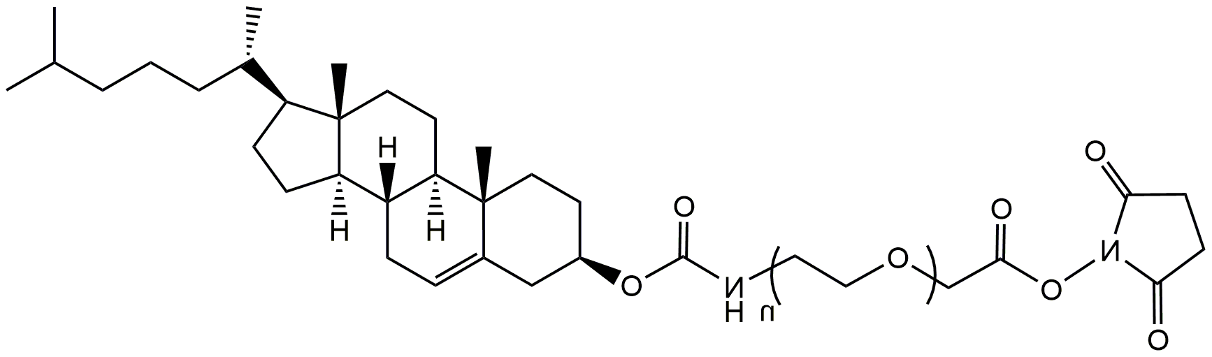 Cholesterol-PEG-NHS，胆固醇-PEG3400-NHS