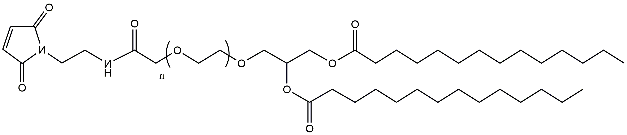 12-二肉豆蔻酰-sn-甘油-聚乙二醇-马来酰亚胺