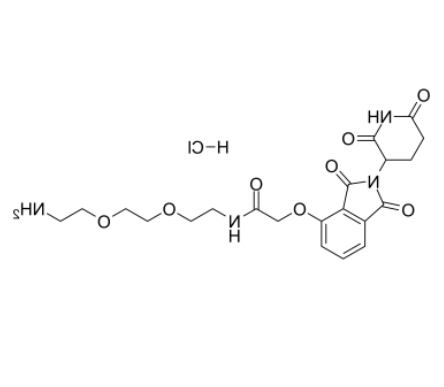 Thalidomide-O-amido-PEG2-C2-NH2 hydrochloride 