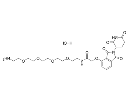 Thalidomide-O-amido-PEG4-C2-NH2 hydrochloride 