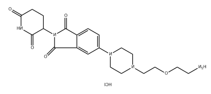 沙利度胺-哌嗪-一聚乙二醇-氨基盐酸盐 沙利度胺-哌嗪-一聚乙二醇-氨基盐酸盐