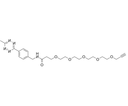 Methyltetrazine-amido-PEG5-alkyne 