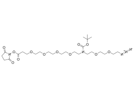 N-(Azido-PEG2)-N-Boc-PEG4-NHS ester 