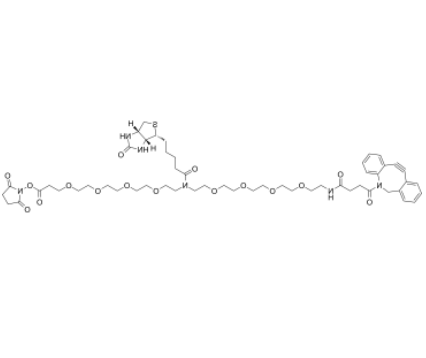 N-(DBCO-PEG4)-N-Biotin-PEG4-NHS N-(DBCO-PEG4)-N-Biotin-PEG4-NHS