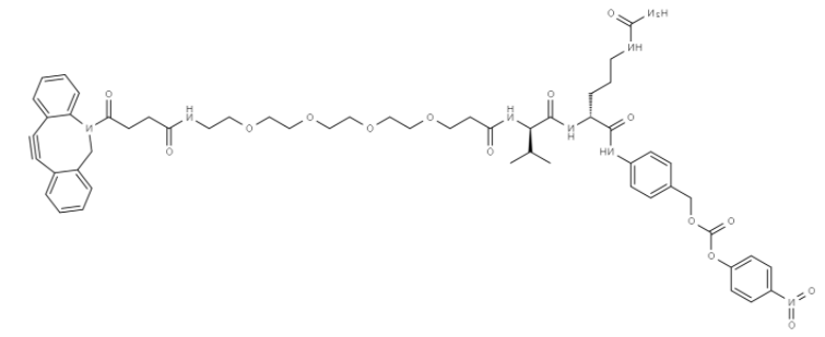 DBCO-PEG4-Val-Cit-PAB-PNP 