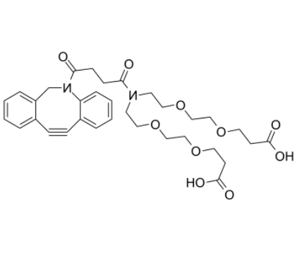 N-DBCO-N-bis(PEG2-C2-acid) 