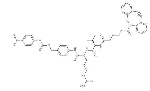 	DBCO-C4-Val-Cit-PABC-PNP 