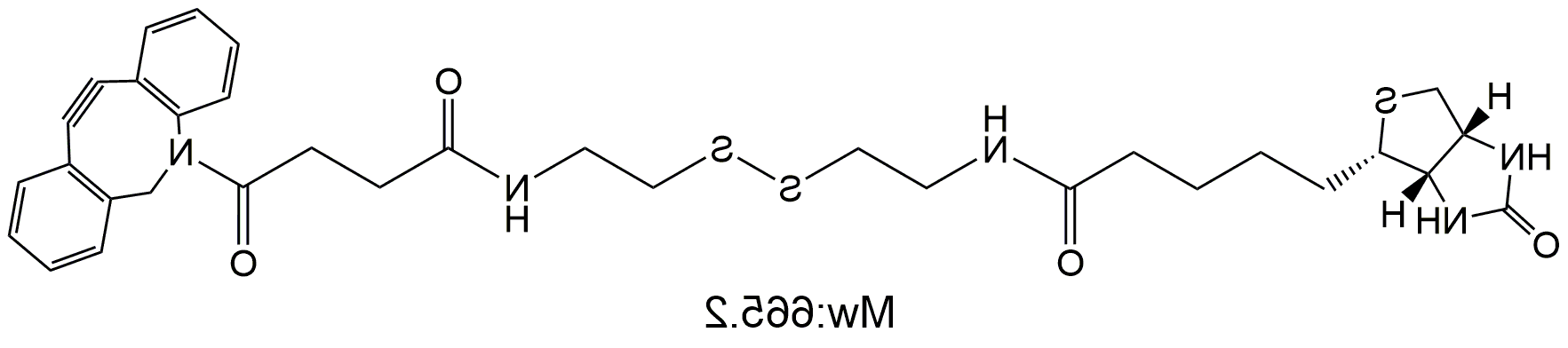 DBCO-SS-Biotin，二苯并环辛炔-二硫-生物素