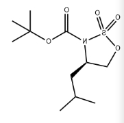 (S)-叔丁基 4-异丁基-1,2,3- 噁噻唑烷 -3-羧酸盐 2,2-二氧化物