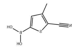 (5-氰基-4-甲基噻吩-2-基)硼酸 (5-氰基-4-甲基噻吩-2-基)硼酸