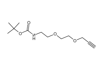 Propargyl-PEG2-NHBoc 