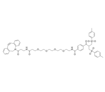 	Bis-sulfone-PEG4-DBCO 