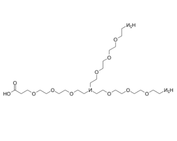 	N-(acid-PEG3)-N-bis(PEG3-amine) 