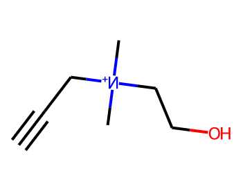 N-(2-Hydroxyethyl)-N,N-dimethyl-2-propyn-1-aminium 