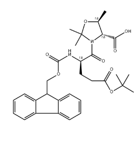 Fmoc-Glu(OtBu)-Thr{psi(Me,Me)pro}-OH