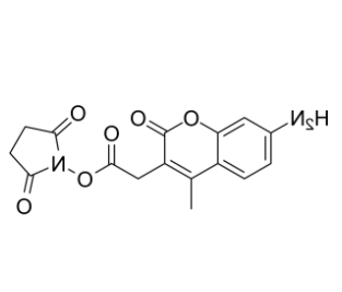 	7-氨基-4-甲基香豆素-3-乙酸 N-琥珀酰亚胺酯	 