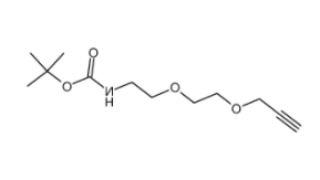 Propargyl-PEG2-NHBoc 