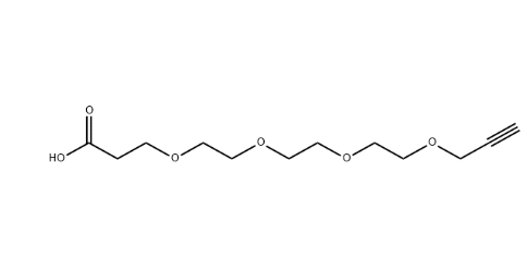 Propyne-PEG3-CH2CH2COOH