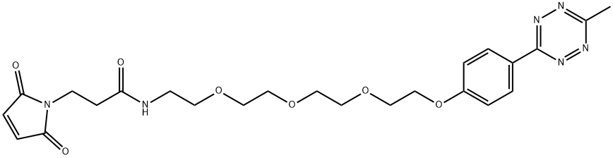 Methyltetrazine-PEG4-maleimide Methyltetrazine-PEG4-maleimide