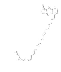 N3-PEG8-CH2CH2COONHS Ester