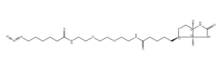 Biotin-PEG2-C6-azide