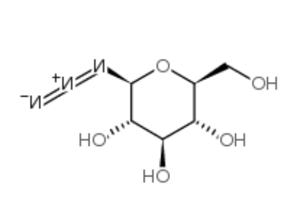 1-叠氮-1-脱-β-D-吡喃葡萄糖苷	 