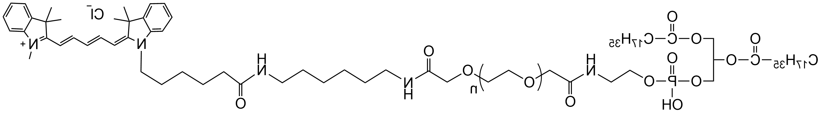 DSPE-PEG2000-CY5，菁类染料Cy5标记磷脂-聚乙二醇
