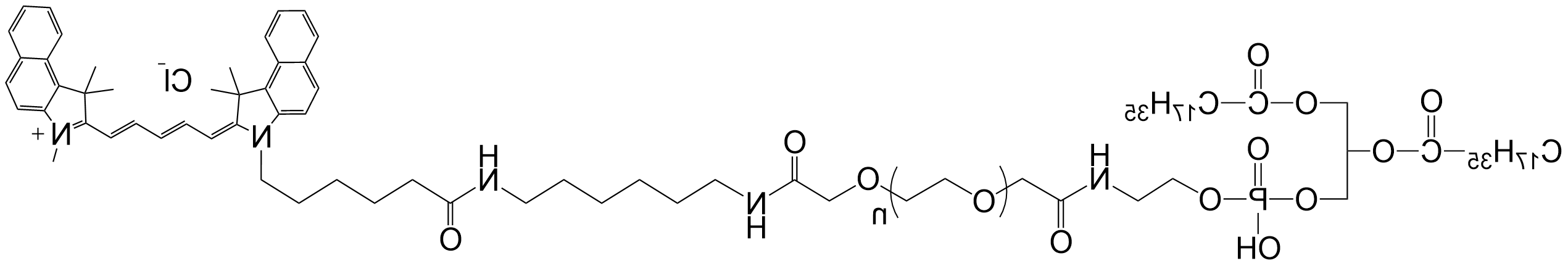 DSPE-PEG2000-CY5.5，Cy5.5标记磷脂-聚乙二醇