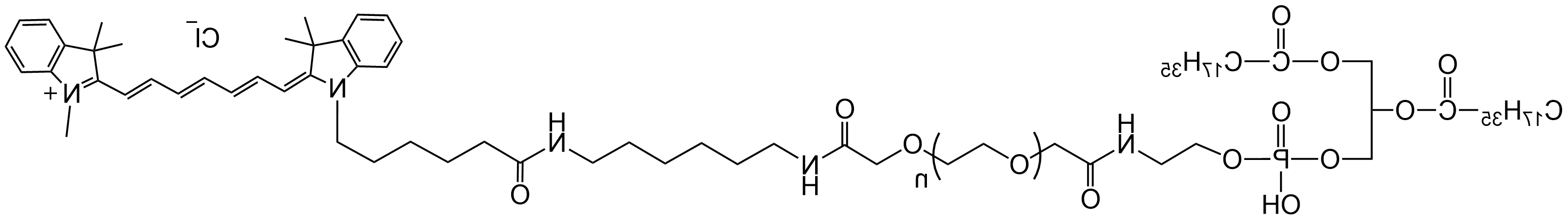 DSPE-PEG2000-CY7，Cy7标记磷脂聚乙二醇