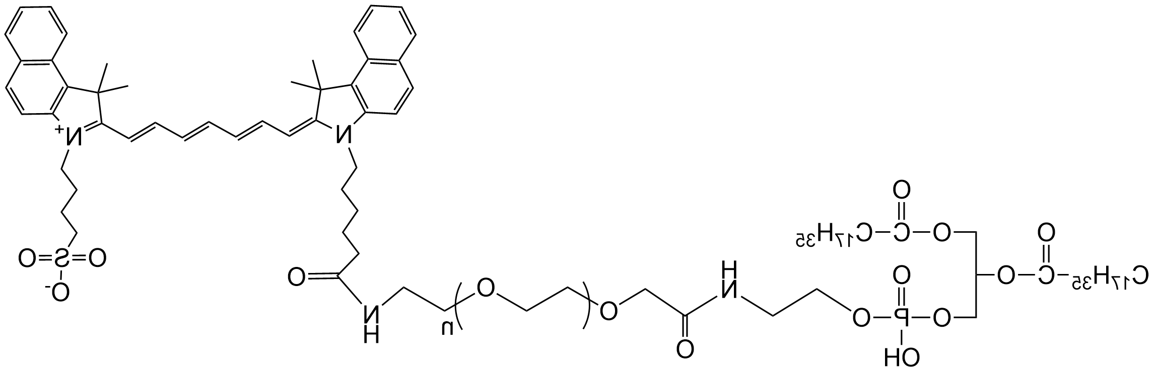 DSPE-PEG2000-ICG：磷脂-聚乙二醇-吲哚菁绿